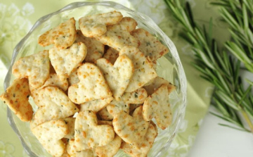 Parmezános, rozmaringos cracker!