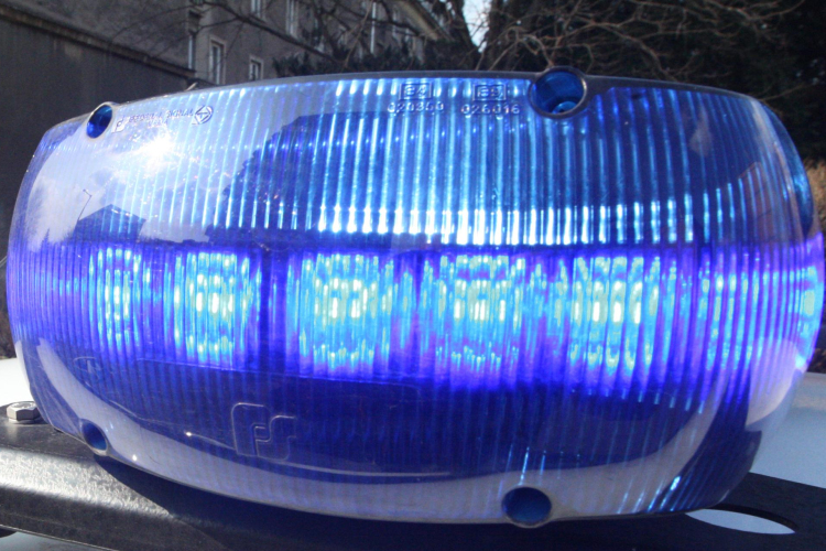 Kiégett egy busz, lezárták a 82-es főutat Veszprém megyében