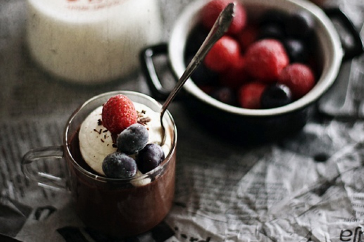 Házi csokoládé puding